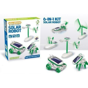 6-In-1 Educational Solar Robot Kit