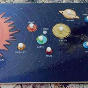 Wooden Solar System Science Jigsaw Puzzle