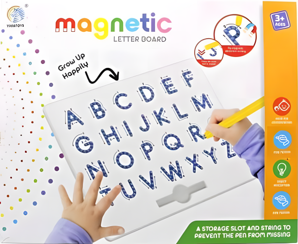 Magnetic Letter Tracing Board with Pen